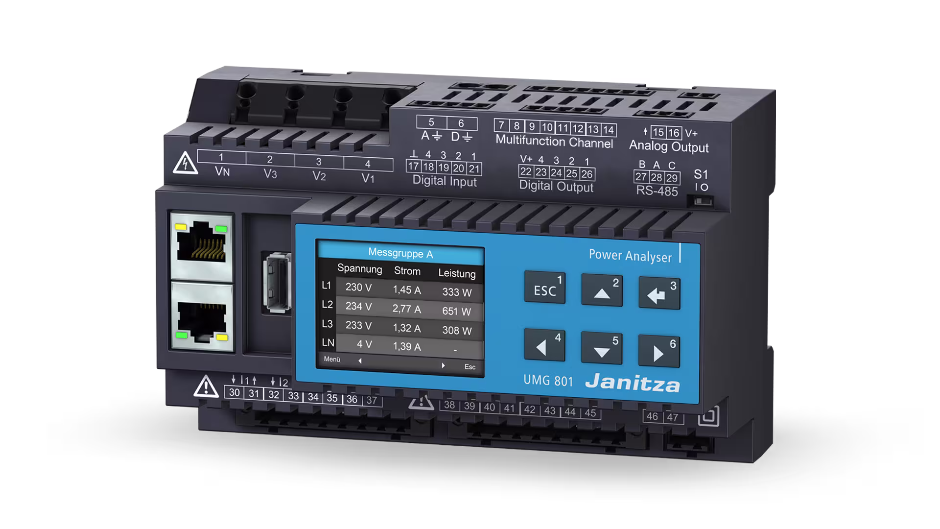 Janitza UMG 801 Left 1 S