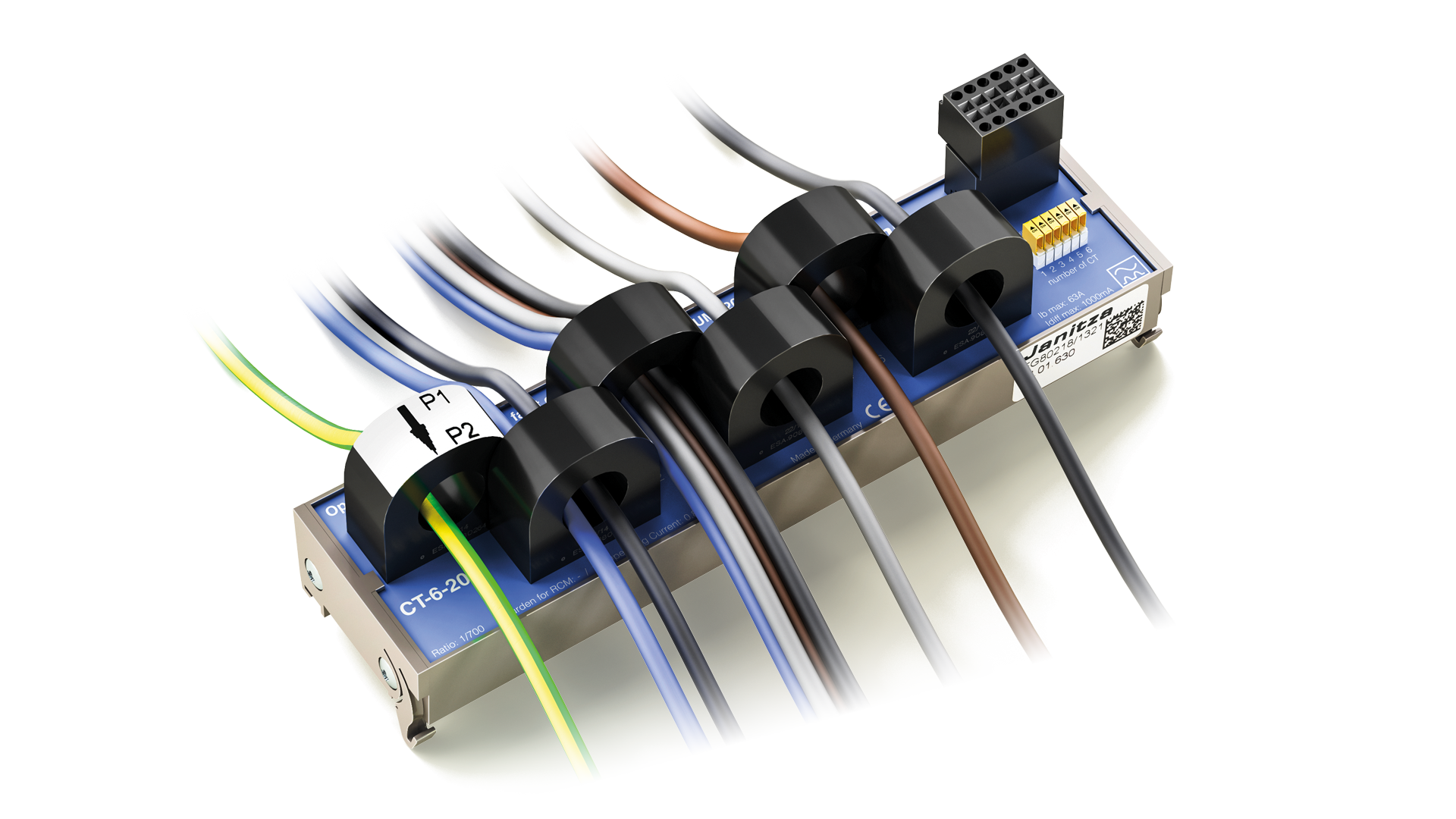 Geteilter Kernstromwandler KCT36 100A/600A zur präzisen Überwachung elektrischer Ströme in verschiedenen Anwendungen (400A/5A Geteilter Kernstromwandler KCT36 100A/600A zur präzisen Überwachung elektrischer Ströme in verschiedenen Anwendungen (400A/5A