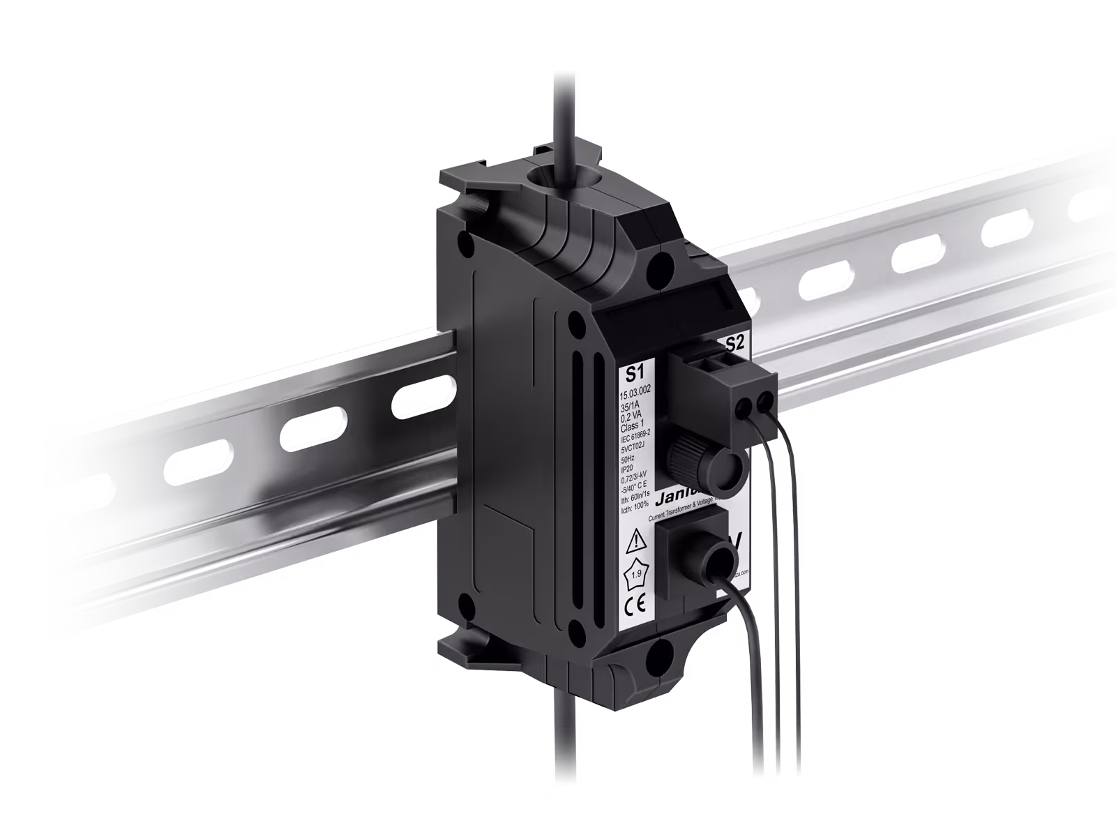 Janitza 1503002 Hutschienen Stromwandler mit Spannungsabgriff