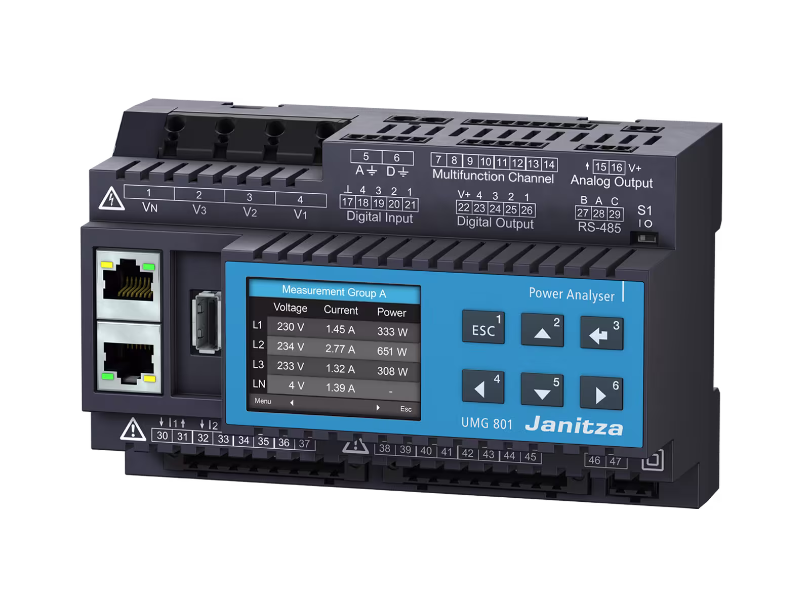 Janitza UMG 801 Left 1