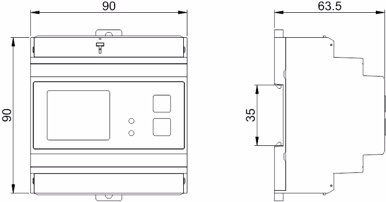 UMG 806 Masszeichnung