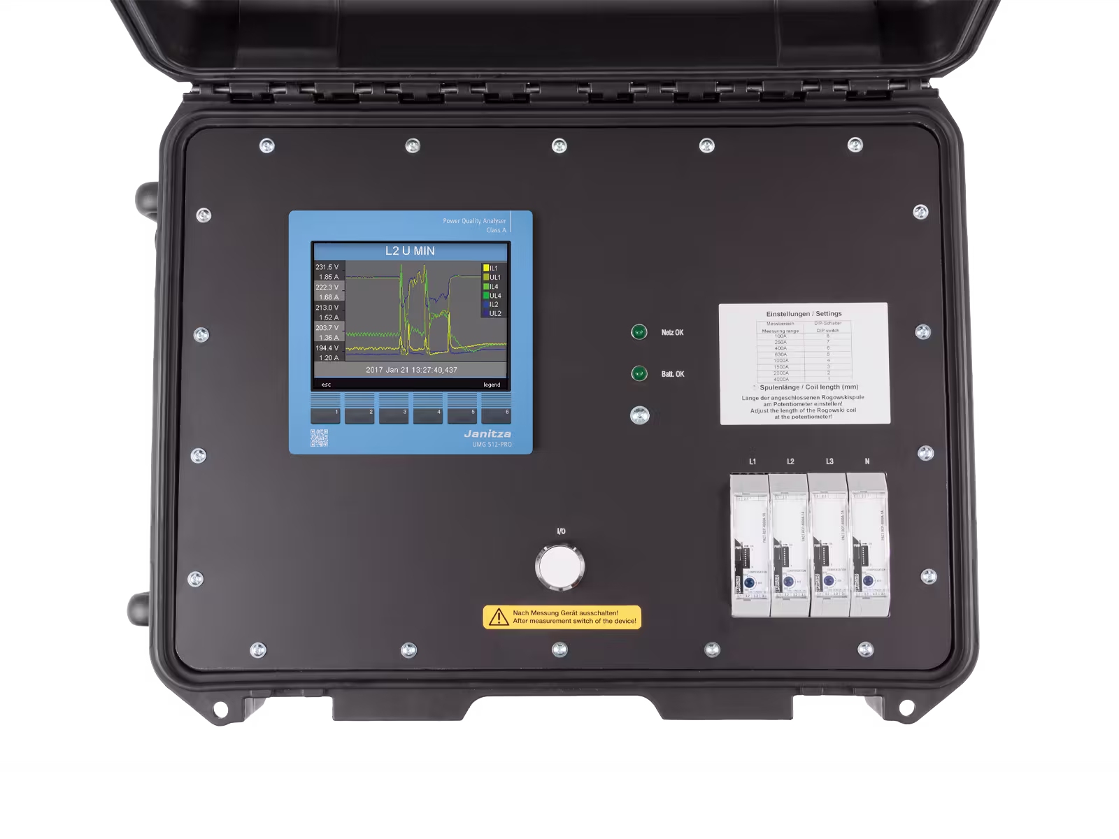 Janitza MRG 512-PRO PQ Flex Front