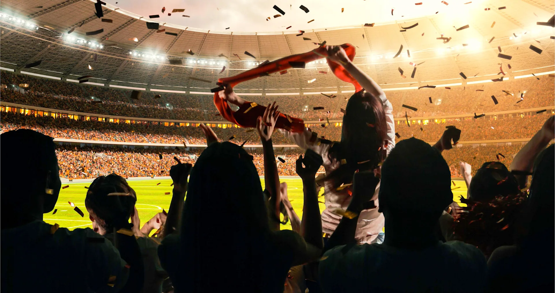 fans-celebrating-success-their-favorite-sports-team-stands-professional-stadium